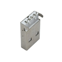 Terminal Baterai 2.0 Konektor Male Tipe A 180 Derajat Sudut Kanan Konektor Usb
