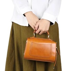Sac à main AndoBag pour femmes, en cuir véritable, pour les trajets quotidiens, sac bandoulière, sac à main à poignée supérieure, sac à bandoulière zippé pour femmes 1596 - Product Image 6