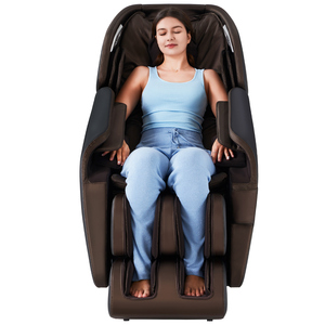 Schwerelosigkeit Luxus 3D Leder Automatik Elektrisch OEM Ganzkörper Shaitsu Heizung SL Track Massage stuhl - Product Image 3