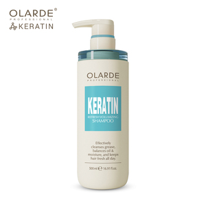 Produit capillaire très vendu : Shampooing bio à la kératine et au collagène, sans sulfate, rafraîchissant, volumisant et nourrissant pour cheveux secs et fins - Product Image 1