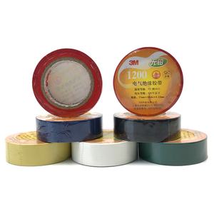 3M 1200 autofusibles para todos los Manne PVC aislamiento vinilo cinta eléctrica precio PVC cinta adhesiva eléctrica Jumbo roll - Product Image 3