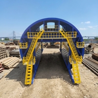Chariot de pose de coffrage en acier pour l'ingénierie souterraine, destiné à l'installation de câbles et d'éclairages dans les tunnels