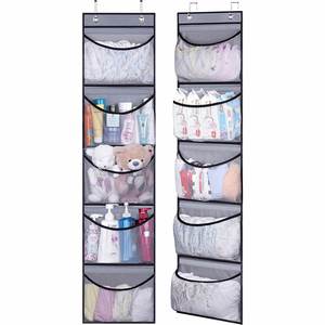 Nouveaux jouets 2026 : Sac de rangement à cinq couches en non-tissé avec bande élastique et plaque de doublure, pour accrocher derrière une grande porte - Product Image 2