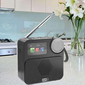 Radio Digital Portátil XJYG P2 DAB/DAB+ con Pantalla LCD, Reloj Despertador, Reproductor MP3 y Antena, 2000mAh - Product Image 6