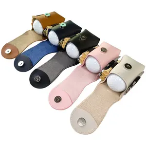 Manufacturer Supplier High Quality Golf PVC Small Clip Ball Bag Golf Accessories Kit PVC Material Small Waist Bag