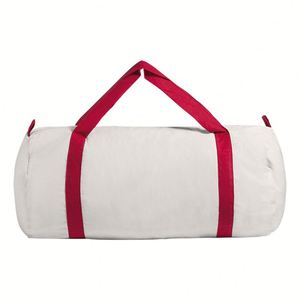 Custom Logo Travel Large Capacity Cotton Canvas Bucket Gym Sports Fitness Duffel Bags Outdoor Duffle Sport Gym Bag - Product Image 3
