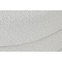 Table basse en polyester 79x79x38 plateau blanc