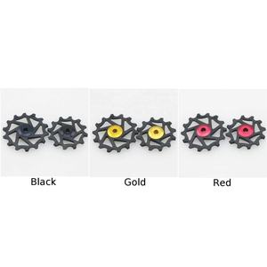 1 Par de Poleas de Cambio <span class=keywords><strong>Trasero</strong></span> de Cerámica 12T+14T / Jockey Universal para Accesorios de Bicicleta XX1 X01 <span class=keywords><strong>XTR</strong></span> - Product Image 1