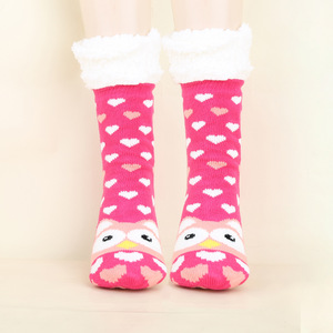 Chaussettes personnalisées en tricot pour l'hiver, chaudes et confortables, style Père Noël, douces et moelleuses, pour garçons et filles - Product Image 2