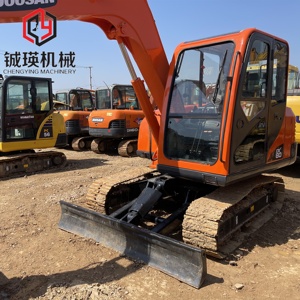 Doosan DX80 em Bom Desempenho em Excelente Condição de Trabalho Crawler 8 Ton Escavadeira Usada Doosan DX80 100% Coréia