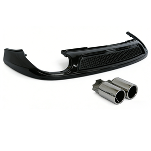 Nuevo Difusor de Parachoques Trasero PNB de Alta Calidad con Tubo para Audi A4 B8 Nonsline 2008-2012, Estilo Panal de Abeja - Product Image 6