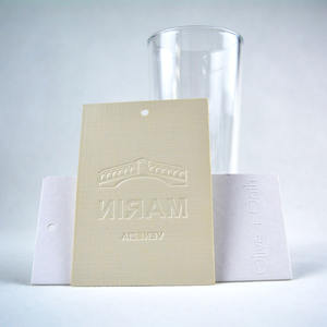Étiquette de vêtement en papier de haute qualité, personnalisable avec impression et estampage, nouveau design tendance - Product Image 4