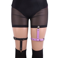 Meilleures ventes : Jarretière de cuisse en cuir réglable, style Punk Harajuku Gothique, pour femmes matures et jeunes filles