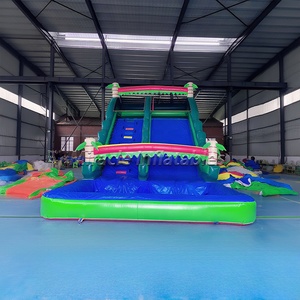 어린이와 성인 주거용 가정용 수영장 야외 사용을위한 PVC 풍선 워터 슬라이드 - Product Image 3