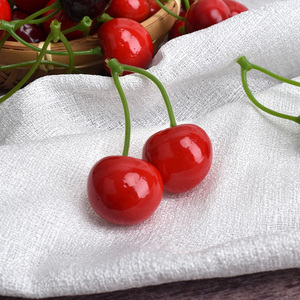 Sống động như thật Anh Đào Nhỏ mô phỏng nhà bếp bên trang trí trái cây nhân tạo mô hình cho Giáng sinh Halloween bàn trang trí - Product Image 2