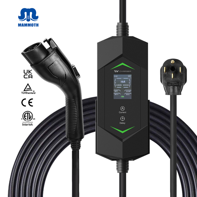 Wifi 16A 1 Phase 3.5Kw Car Charging Evse Home Fast Level 1 32A 7Kw Ac Type 1 Type 2 Station 9Kw Portable Ev Charger