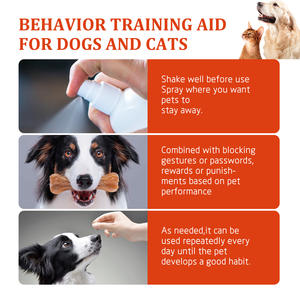 Corrector de etiqueta privada personalizado, sin masticar, dejar de morder para perros y gatos, espray amargo antimasticable para entrenamiento de comportamiento de mascotas - Product Image 5