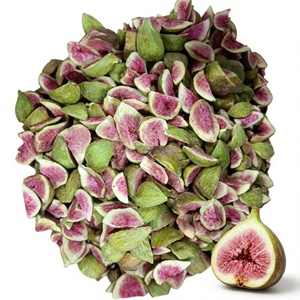 Figues vertes lyophilisées halal, concassées, conservées dans de l'eau douce, faible MOQ, emballage personnalisé, garniture pour <span class=keywords><strong>yaourt</strong></span>, végétalien, sain, en vrac - Product Image 1