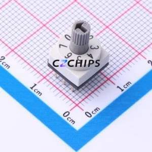 MHR-08 Rotary Encoder Switch Through hole Component (THT) Switch 8 True Code - Product Image 1