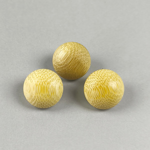 Handmade Nửa Vòng Bóng Nấm Thiết Kế Kết Hợp Kim Loại Chân Tre Tự Nhiên Nút Cho Quần Áo - Product Image 5