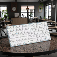 Clavier de bureau Crown CMK-253 sans fil USB Interface nouvelle version opération capacitive pour tablette