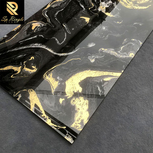 Màu Đen Vàng Tĩnh Mạch Thiết Kế KTV Bar Phòng Tắm Gương Gạch Cho Dự Án Trang Trí Tùy Chỉnh Gạch Đá Cẩm Thạch Trang Trí Gạch Cho Tường - Product Image 5