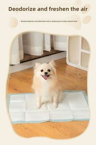 Tapis d'apprentissage pour animaux de compagnie à séchage rapide, 5 couches, anti-fuites, avec contrôle des odeurs, jetables, pour chiots - Product Image 6