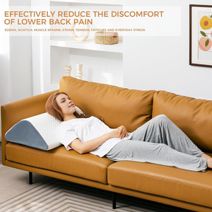 Knee Wedge Pillow for Post-Surgery Recovery-Leg Elevation Support Alleviating Lower Back in Ankles Legs Triangle Pillow - Product Image 5