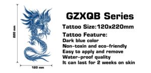 Herbal Juice Temporary <b>Tattoo</b> Stickers Waterproof Eco Friendly <b>Paper</b> Long Lasting Body Art 2 Weeks - Product Image 2