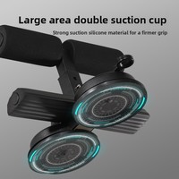 Appareil d'aide aux sit-ups en ABS réglable avec fixation par ventouse pour exercices abdominaux et musculaires