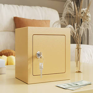 Caja Fuerte para el Hogar y Hoteles YH3720 con Llave y Código Electrónico, Placa de Acero Antirrobo - Product Image 5