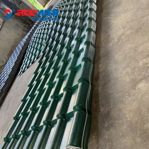 เครื่องขึ้นรูปกระเบื้องหลังคาเคลือบเงา เครื่องจักรผลิตแผ่นหลังคาพีวีซีพลาสติก - Product Image 6