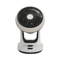 Ventilateur de circulation d'air turbo de table portable intelligent de 45W ventilateurs de circulation d'air électriques à oscillation 3D à vitesse de 7.5 m/s