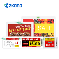 Sistema de Etiquetas Electrónicas de Precio Zkong ESL, Etiquetas Eléctricas, Pantalla Digital de Precios para Supermercado, Pantalla LCD Publicitaria