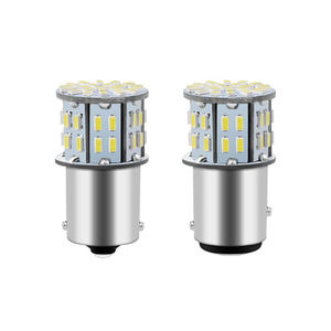 Nuove Lampadine LED 3014 50SMD 1156 1157 T20 7443 T25 3157 per Auto, Luce di Retromarcia, Freno, Indicatore di Direzione BA15S <span class=keywords><strong>P21W</strong></span>/BAY15D 12V Bianco - Product Image 1