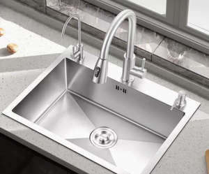 Stainless Steel Kitchen <b>Sink</b> 20”x15” <b>Small</b> Single Bowl for Apartment - Product Image 3