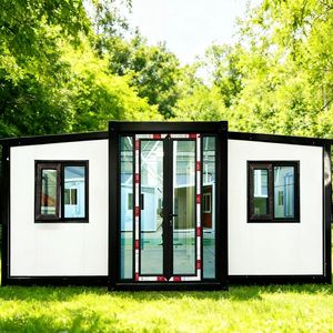 Casa Contenedor Expandible de Doble Ala con Diseño Rústico Impermeable y Resistente a la Corrosión para Almacenamiento de Equipos en Playas y Resorts de Esquí - Product Image 3