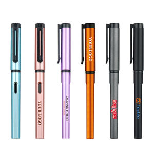 Werbe-Günstige Kunststoff-Gelstifte Schwarze Tinte 0,5mm UV-Druck Werbeartikel Neutral Anpassbares Logo Geschenkstift 14cm - Product Image 6