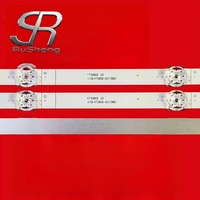 NO.3323 Lampu Bar Sharp 4T-C75DL7UR Asli Baru 4708-K75WDE-A3113N61 K750WDE A3 Lampu Tabung TV Backlight Strip
