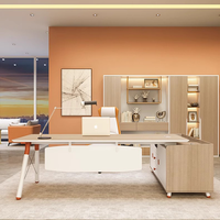 Meubles de bureau haut de gamme Liyu, élégante table de direction en bois, design moderne unique, convertible pour usage général