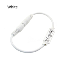 Bande lumineuse LED flexible Esann DC5-24V MINI, monocolore, avec variateur LED à 3 boutons pour bande LED monocolore