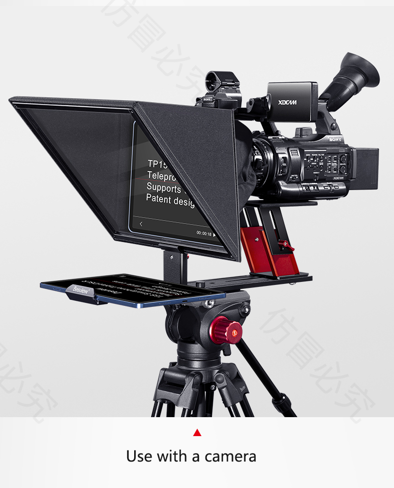 Desview Bestview TP150 Universal Teleprompter for DSLR Camera Smartphone iPad Interview Protable Camera teleprompter