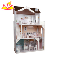 Miniatur Rumah Boneka Kayu Gadis, Penjualan Laris dengan Mebel W06A417