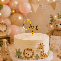 Décoration de gâteau en acrylique pour anniversaire de bébé, chiffres numériques, accessoire de gâteau pour fête prénatale
