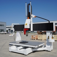 Router CNC de 5 Ejes para Patrones de Madera Japoneses, Máquina CNC de 5 Ejes para Prototipos de Espuma Japoneses, Router CNC de 5 Ejes con RTCP