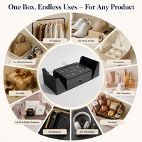 Boîte en carton personnalisée pour cosmétiques, parfums, huiles essentielles, produits de beauté, emballage cadeau, boîte à double porte magnétique en papier avec EVA