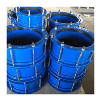 Accouplement flexible en fonte ductile avec raccord à bride, modèle DN50mm-DN2000mm, pour systèmes d'alimentation en eau et d'évacuation, et l'industrie pétrolière et gazière