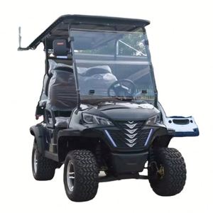 Carro de golf y controlador de aluminio eléctrico alimentado por batería de 2 y 4 asientos aprobados por CE - Product Image 5