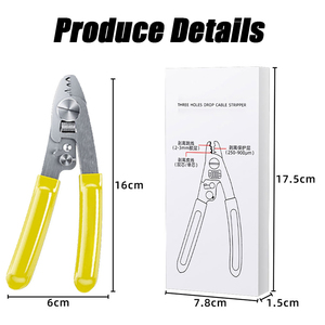 เครื่องปอก<span class=keywords><strong>สาย</strong></span><span class=keywords><strong>ไฟเบอร์</strong></span>ออปติก 3 in 1 <span class=keywords><strong>ราคา</strong></span>โรงงาน  แบบสแตนเลส  สามรู  สำหรับ<span class=keywords><strong>สาย</strong></span> FTTH - Product Image 6