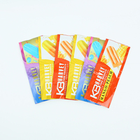 Recycler la crème glacée transparente emballage en plastique Lolly congelée sacs d'emballage imprimé personnalisé de glace Popsicle
